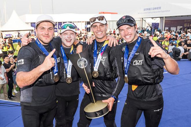 WMRT17China Cup winning Mirsky Racing Team Lachy Gilmour far right © Ian Ronan